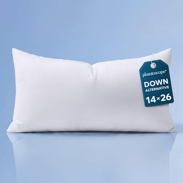 14x26 Throw Pillow Insert, Lumbar Support Pillow for Couch Bed