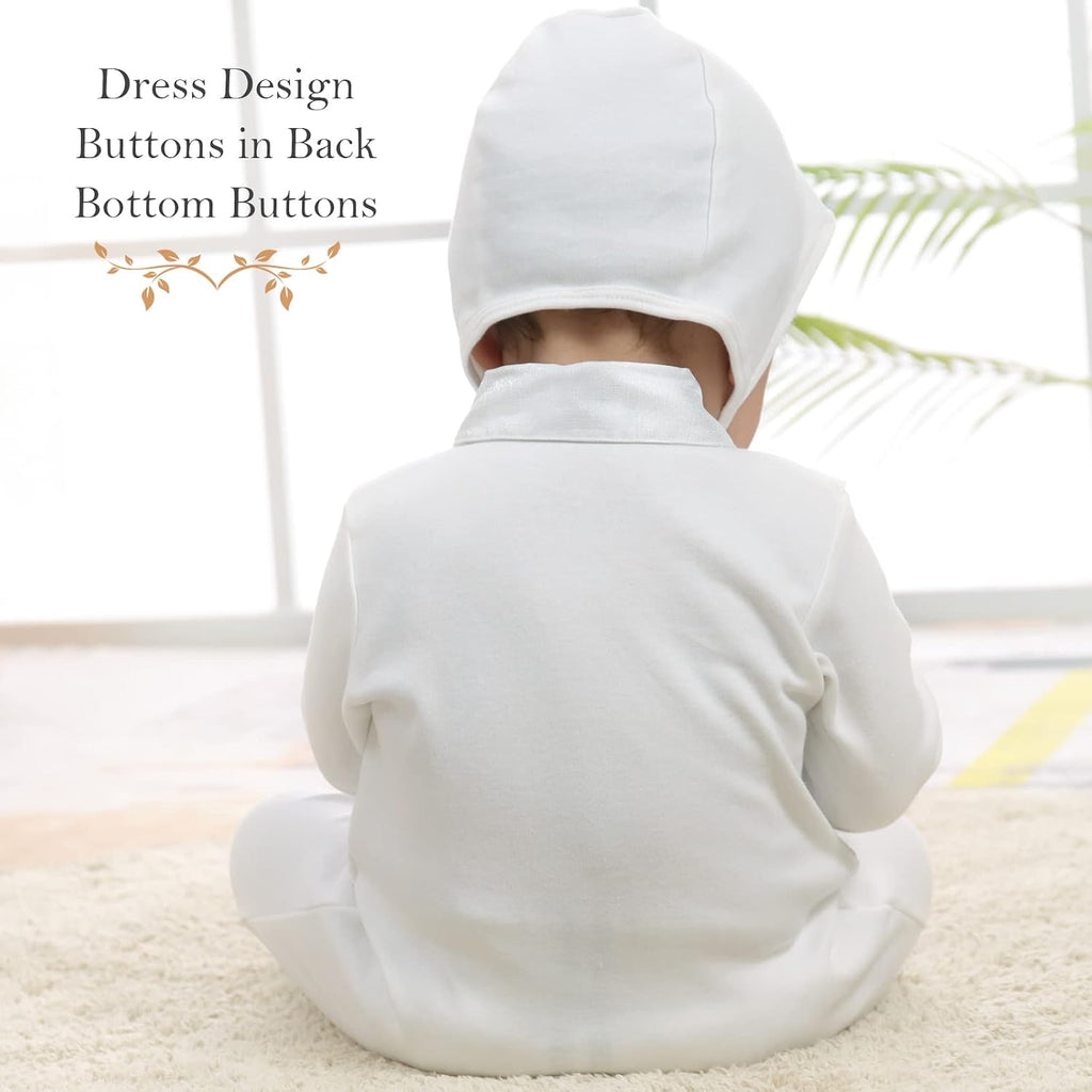 Boy Baptism Outfits White Romper Fall Clothes Christening Gifts