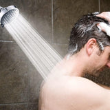 Shower Head High Pressure Rain Fixed Showerhead 5-Setting with Adjustable Metal Swivel Ball Joint