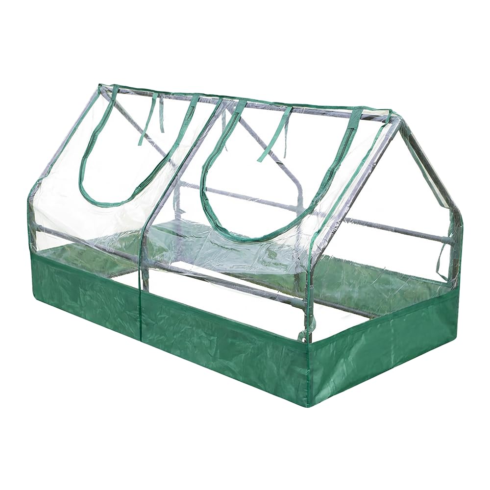 Garden Raised Bed and Cold Frame Greenhouse Cloche