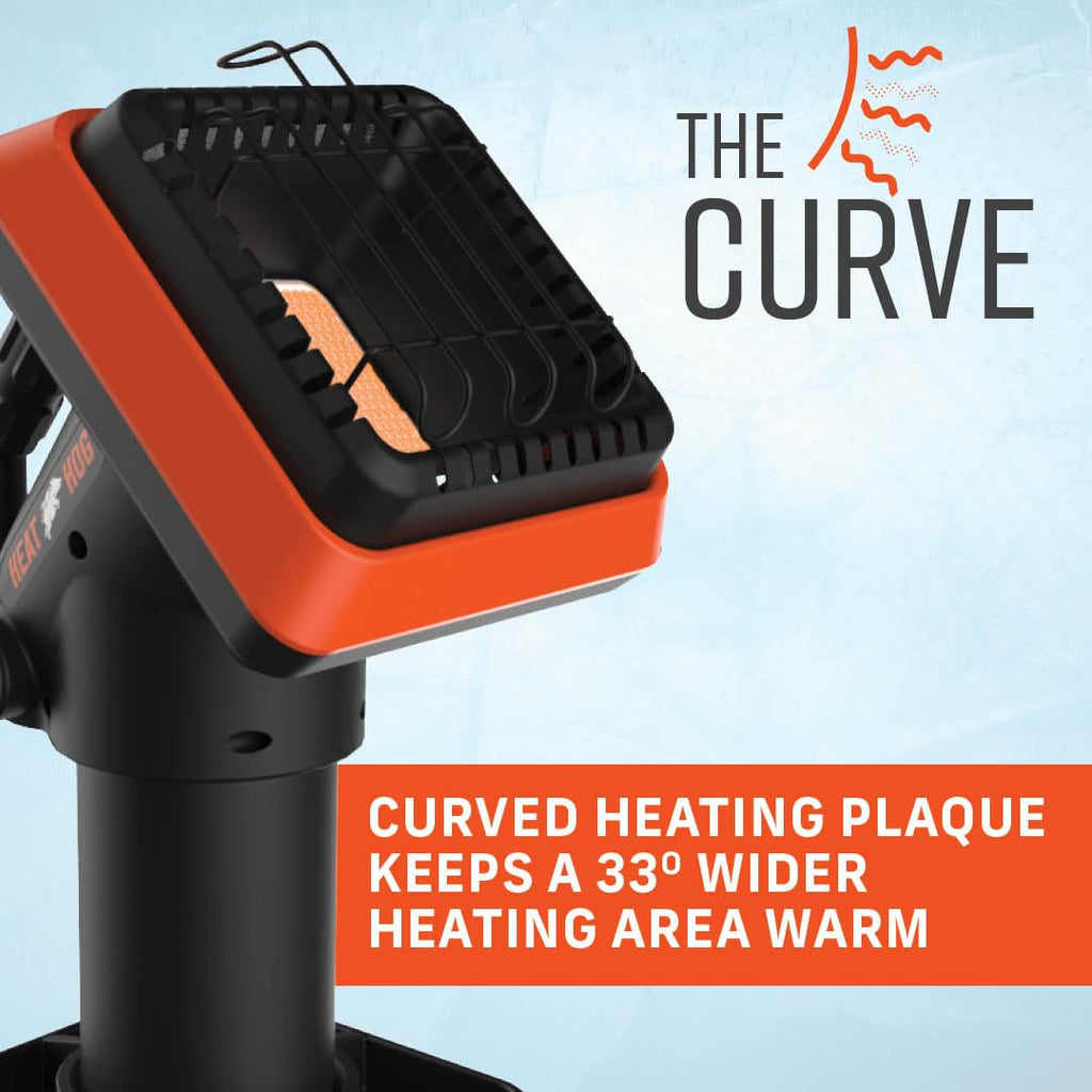 4, 000 BTU Portable Propane Radiant Space Heater, Indoor, Outdoor, Garage, Camping, Outdoor Sports, Boating, RVs
