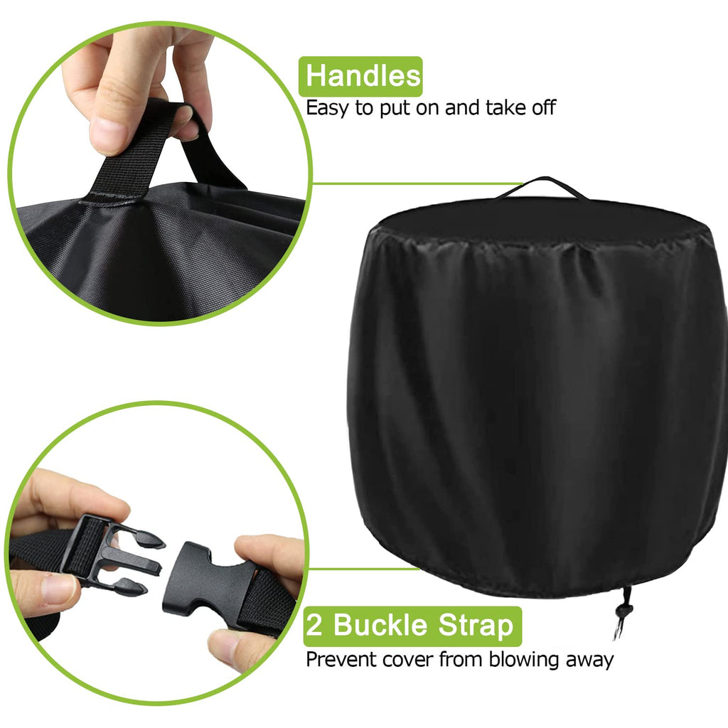 Fire Pit Cover 36 Inch fit for Fissfire, PaPaJet, Ikuby