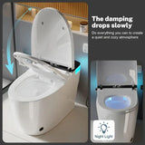 Smart Toilet with Elongated Heated Seat, Auto Flush, One Piece Toilet for Bathrooms Soft-Close Seat & Lid, Night Light