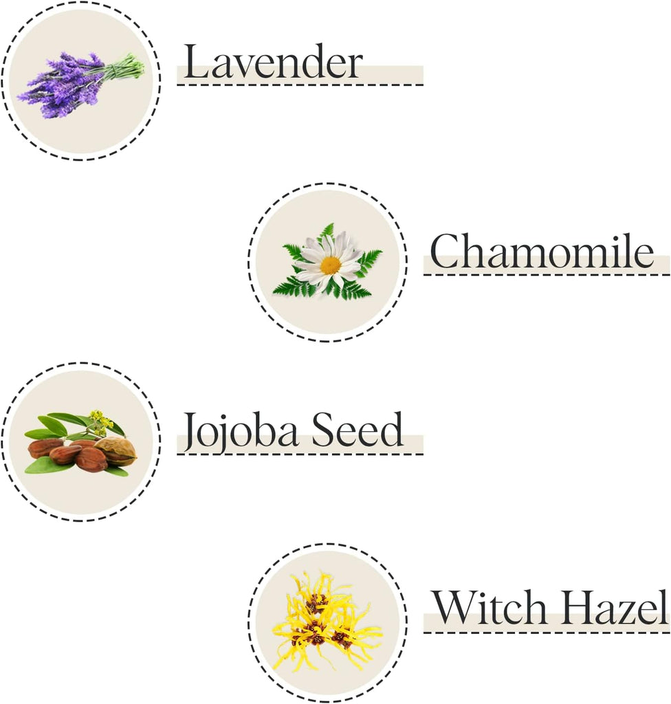 Natural Linen and Room Mist Set - Pillow Spray, Linen Mist, & Fabric Spray 2 Pack - Lavender Chamomile & Green Tea - Set of 2