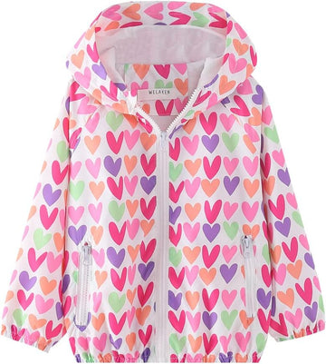 Lightweight Jacket for Girls Kids & Toddler II Girls' Print Water-resistant Jacket