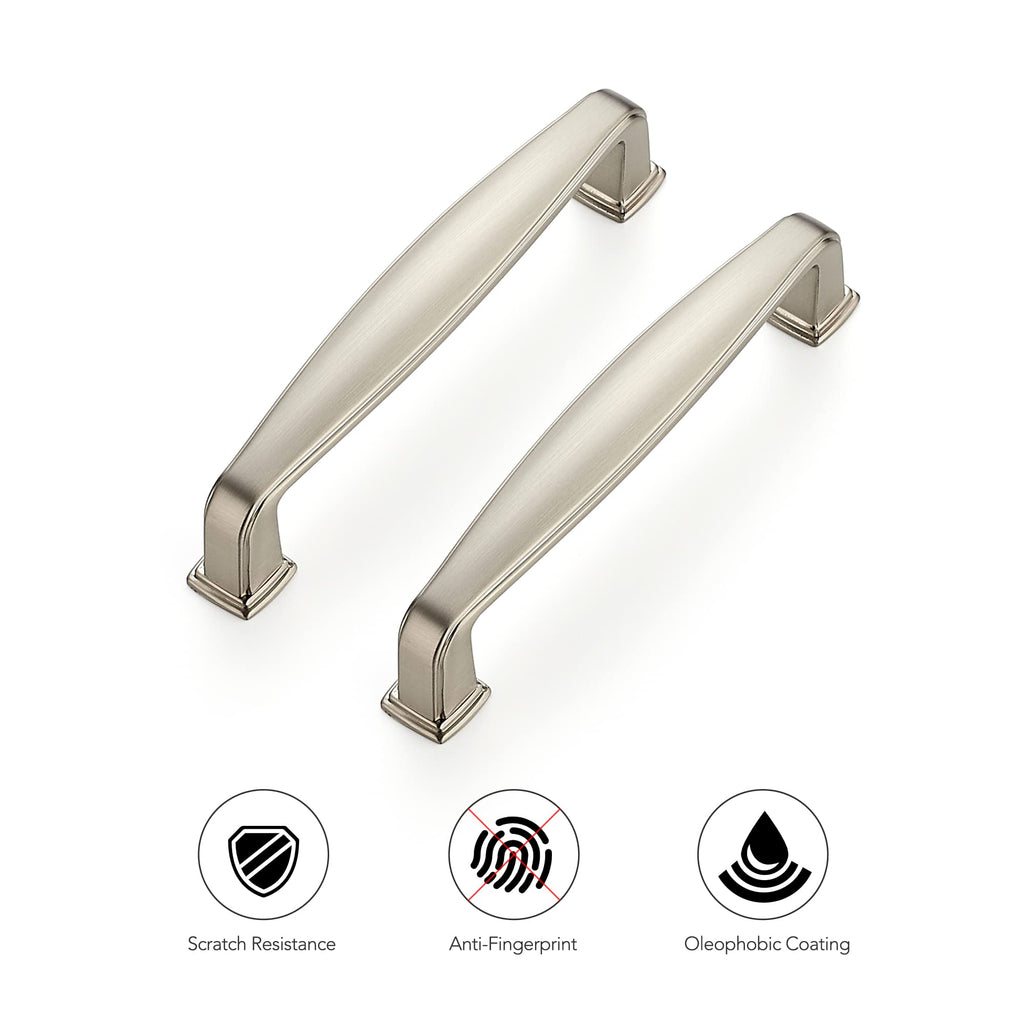 Brushed Nickel Cabinet Handles Cabinet Pulls 3-3/4 Inch 25 Pack