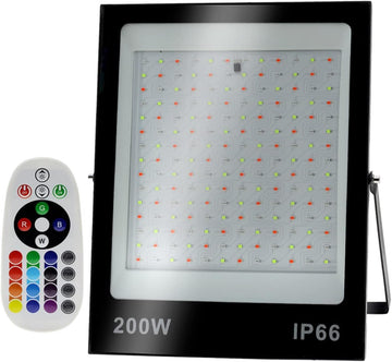 Led Floodlight RGB Ac220V 30W 50W 100W 200W Flood Light Color Changing