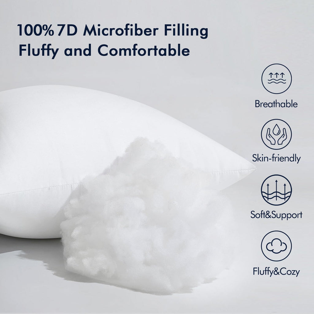 24x24 Euro Throw Pillow Insert for Couch Sofa Bed