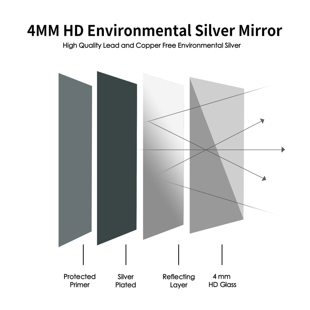 Mirror Medicine Cabinet 20 Inch x 28 Inch Gold Metal Framed Bathroom Medicine Cabinet with Mirror Rectangle Recess or