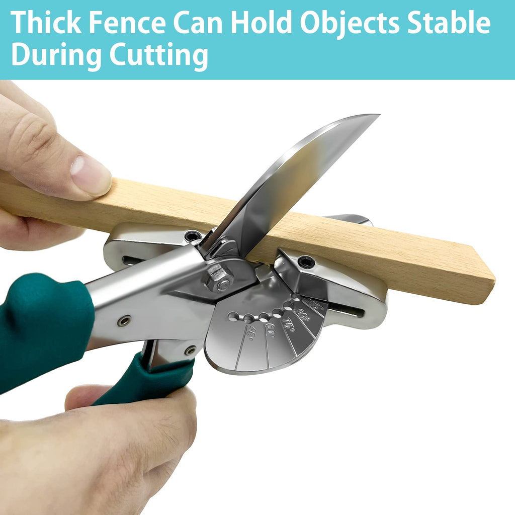 Miter Shears for Angular Cutting Molding Crafting,Shoe Molding Cutter Tool,45-135 Degree Multi Angle Trim Cutter Hand