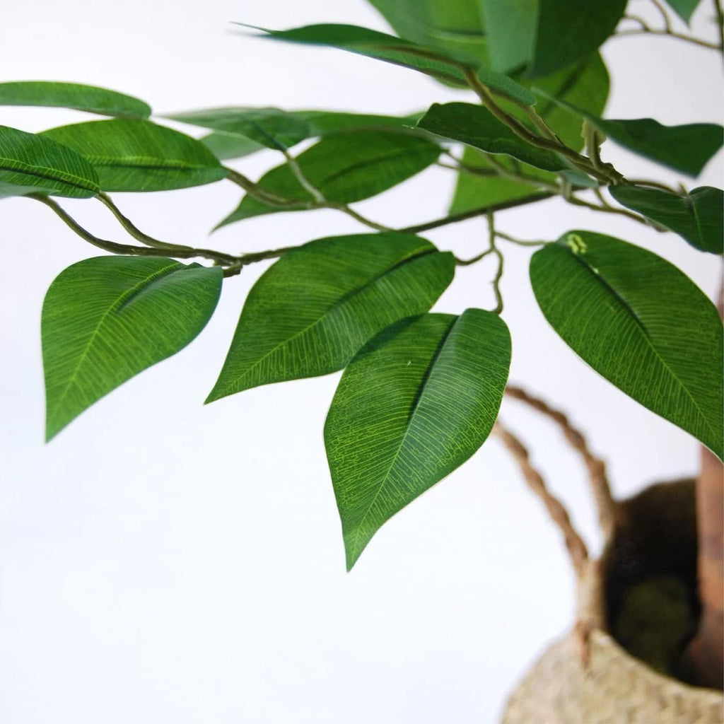 Fake Ficus Tree 6 FT Lifelike Faux Plant Decor