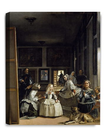 Las Meninas Canvas, by Diego Velazquez, Size 20x16 in