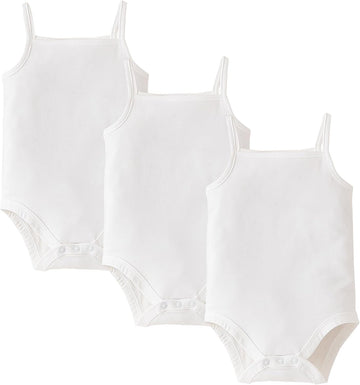 Baby Tank Top Onesies Baby Girl Bodysuit Sleeveless White Onesies