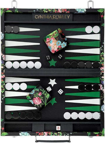 Vegan Leather Backgammon Set