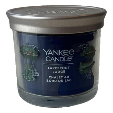 Yan Kee Lakefront Lodge Scented Soy Wax Blend Candles, 4.3oz Tumbler, 20+ Hour Burn Time, Christmas Home Fragrance