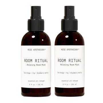 Room Ritual - Aromatic and Relaxing Room Mist, Infused with Natural Essential Oils - 8oz, Cara Orange + Fig +