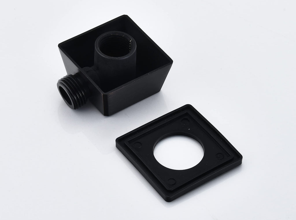 Square Wall Elbow for Hand Held Shower, Venetian Bronze