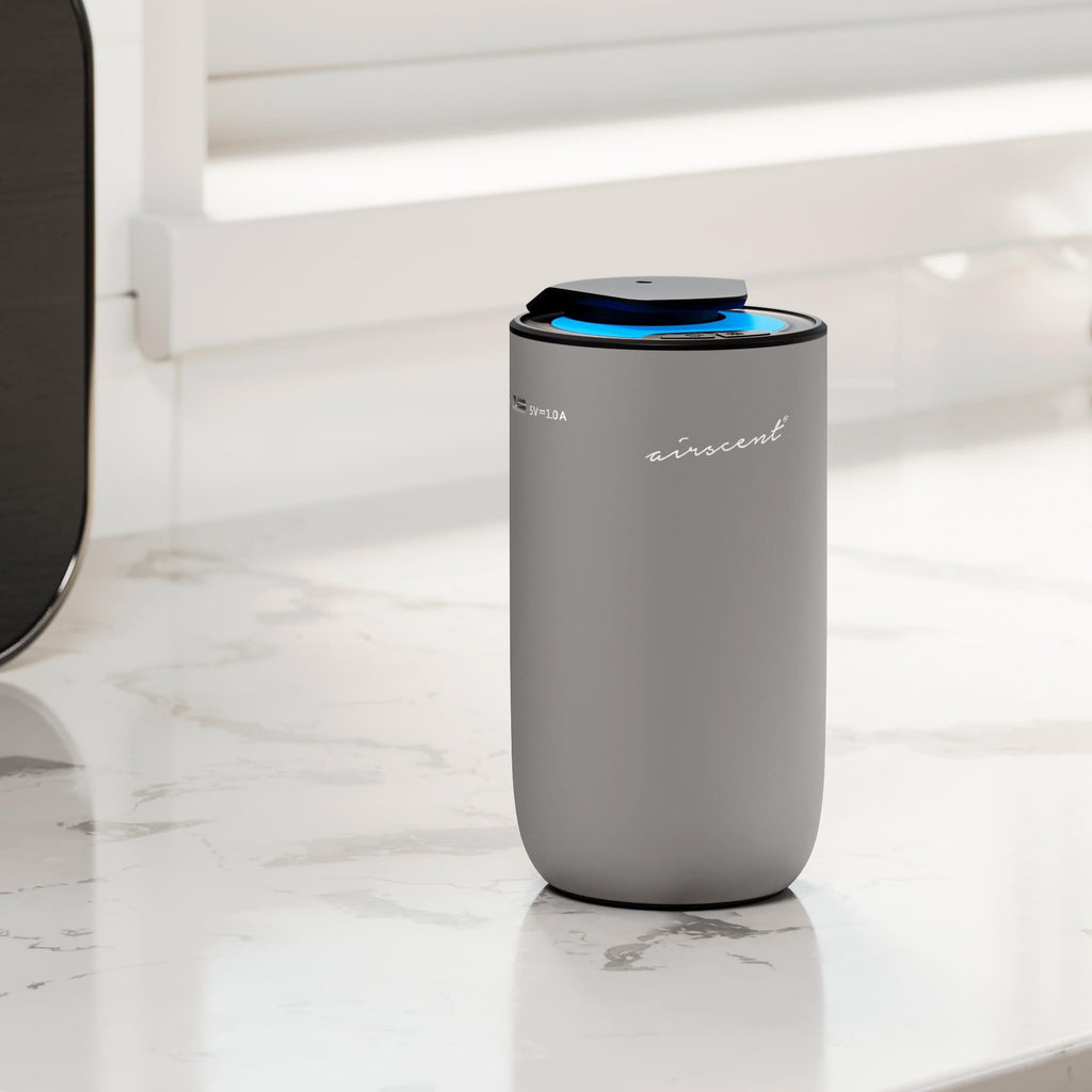 The AirScent Mini Waterless Diffuser - Silver Finish - 15 mL Capacity