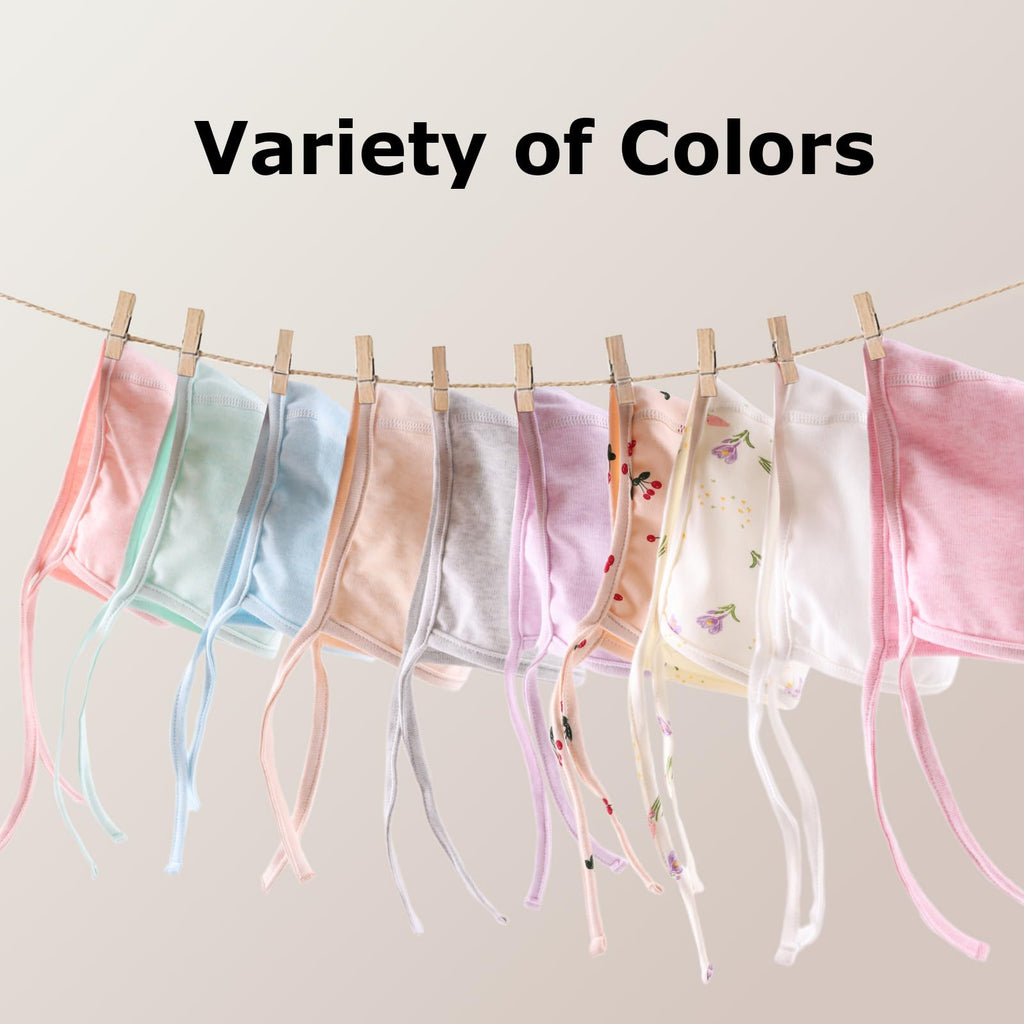 Newborn Hats for Baby Girls Boys Cotton Bonnet Infant Beanie Hat
