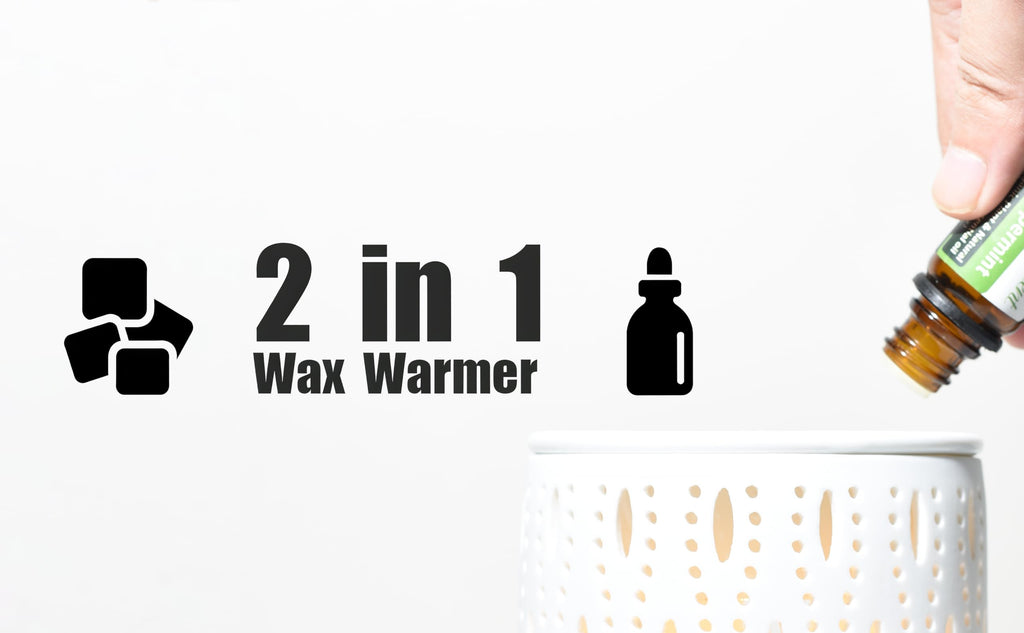 Wax Melt Warmer with Timer White Ceramic Electric Christmas Dimmable Oil Melter Cute Small Light Aromatherapy