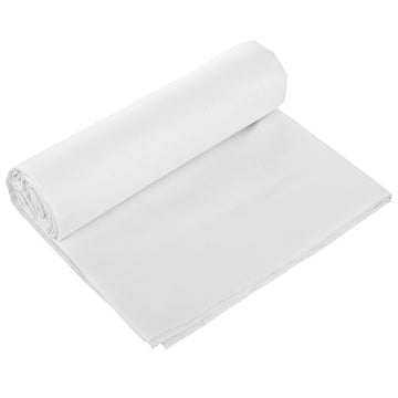 3 Yards White Cotton Fabric by The Yard Fabrics, 59 Inches Wide Medium Weight 100% Natural Cotton Fabrics, Bleached