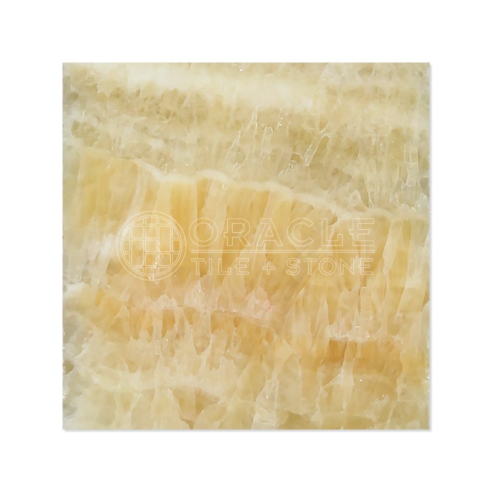 Honey Onyx 12 X 12 Polished Premium Field Tile - Box of 5 sq. ft.