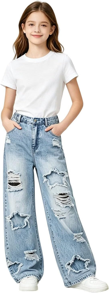 Baggy Jeans For Girls Cute Teen Girls Clothes Fashion Wide Leg Denim Pants