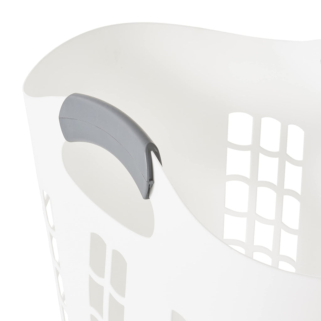 Living Laundry Basket, Easy Carry Flex Collapsible Hamper, 87.5L