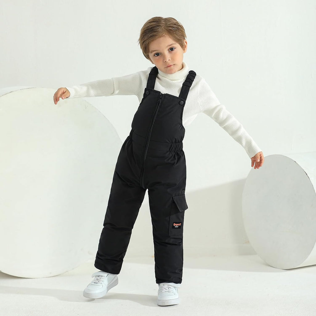 Toddler Snow Pants Baby Boy Girl Winter Clothes Down Puffer Coat Waterproof Warm Snow Ski Bib Overalls Snowsuit