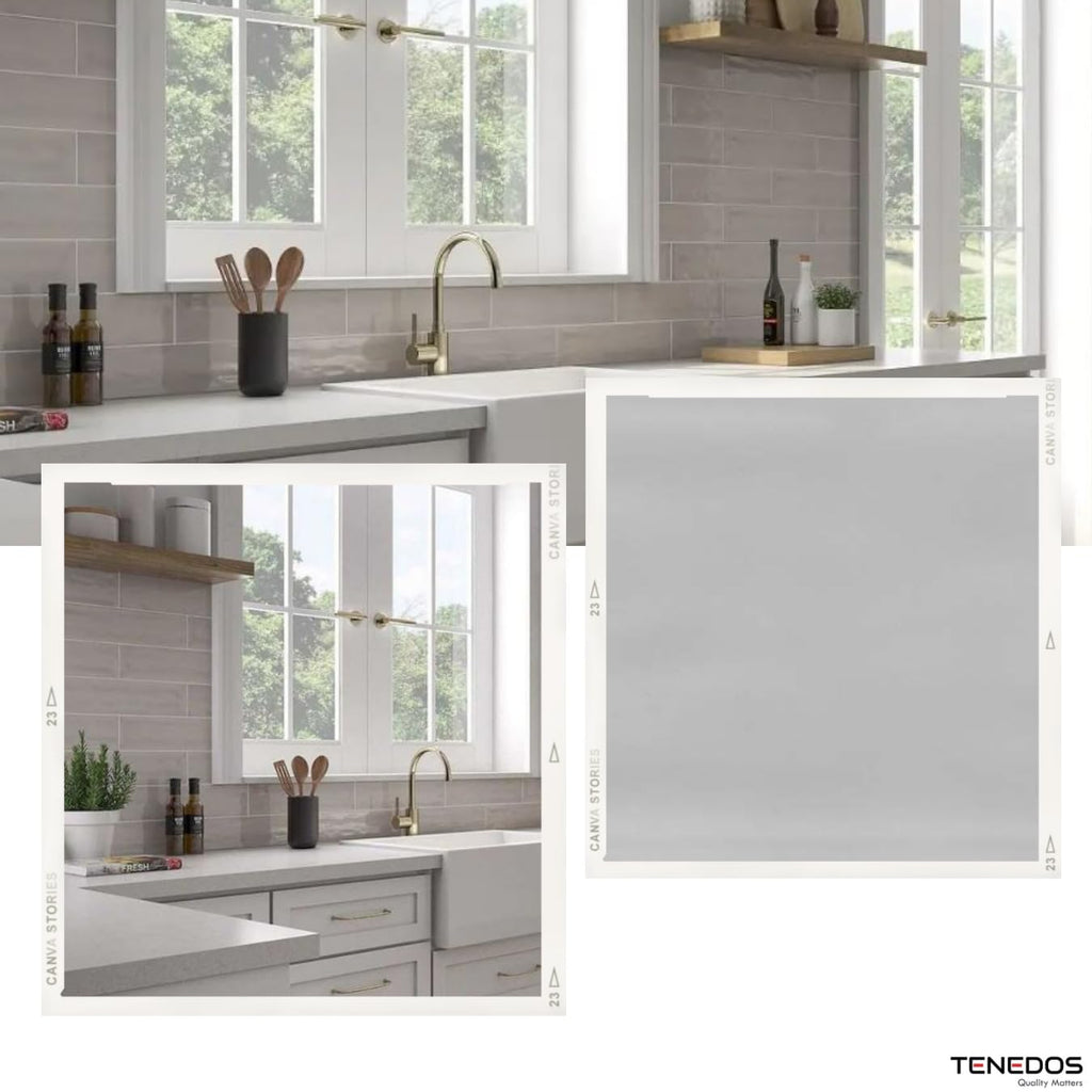 Larissa 3x12 Grey Glossy Ceramic Subway Tile - 12.6 Sq Ft