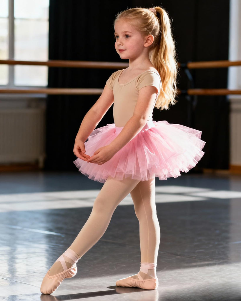 6 Pairs Girls Ballet Dance Tights Footed Stockings