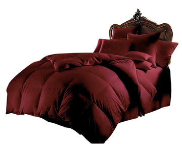 100% Egyptian Cotton All Season 1000 Series 500 GSM Down Alternative 3 Piece Comforter Set (Ultra Soft Comforter + 2