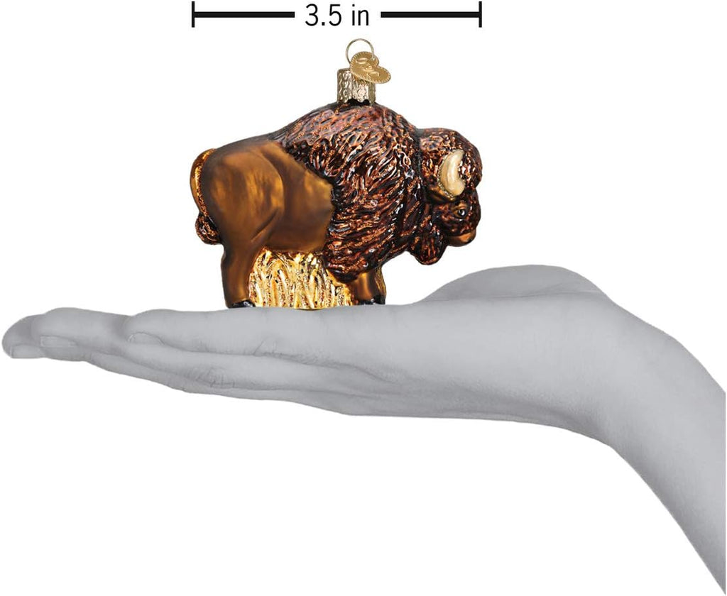 Ornaments: Buffalo Glass Blown Ornaments (12131)