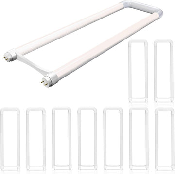 10 Pack 2FT T8 T10 T12 U Bend LED Tube Light, 18W(40W Equiv),4000K Natural Light,2200 Lm Super Bright, Dual-end