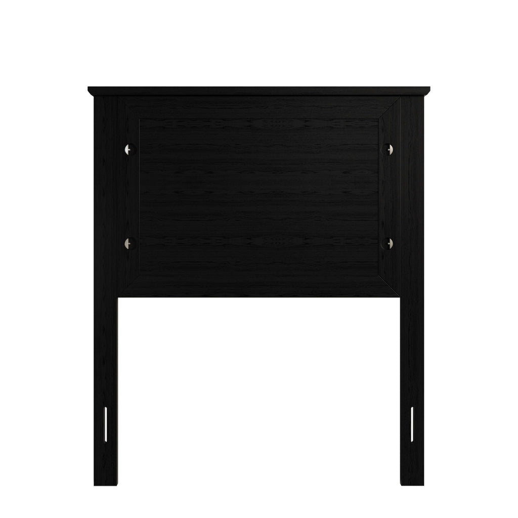 Raleigh X-Design Wood Headboard, Black