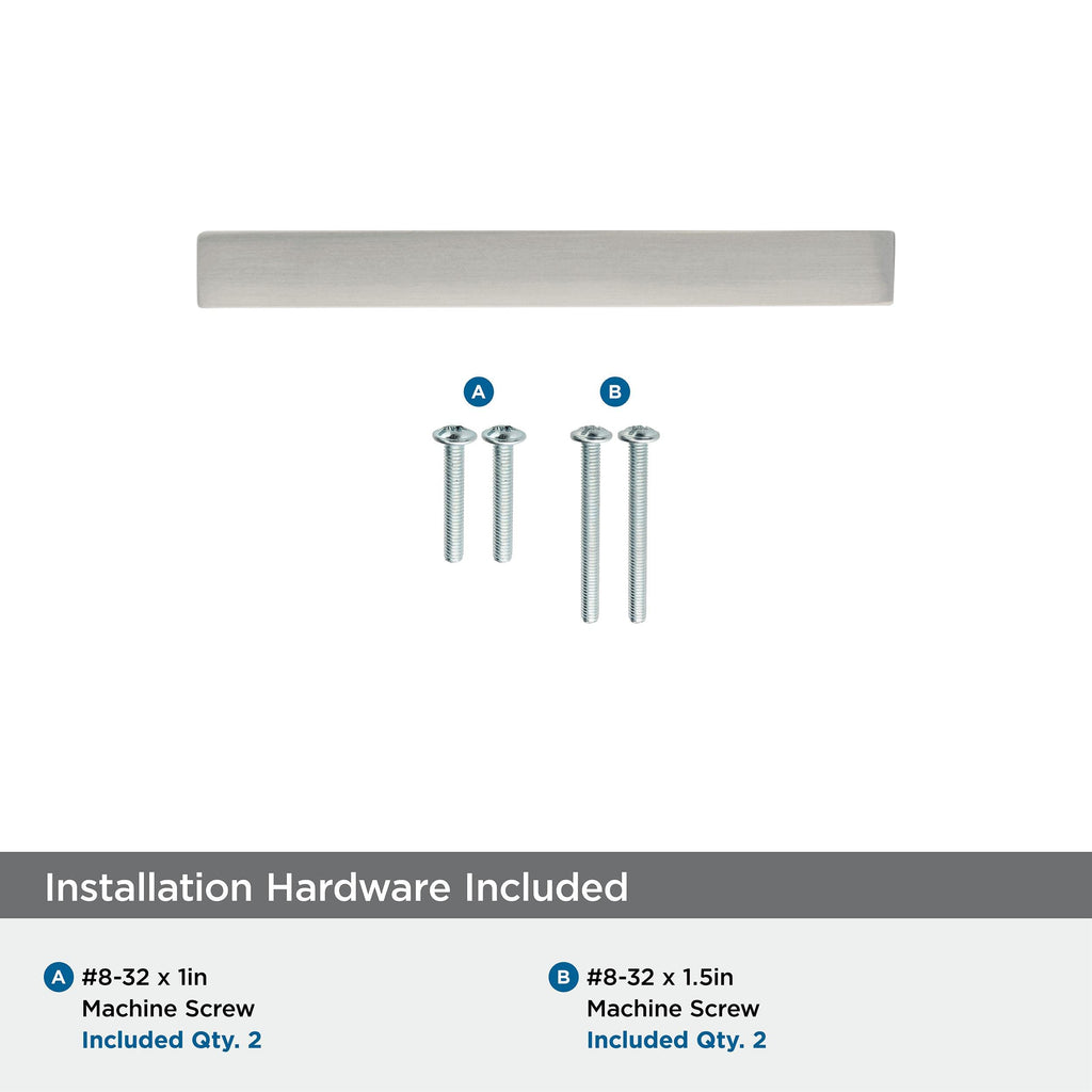 10 Pack 3" Monument Satin Nickel Drawer Pull