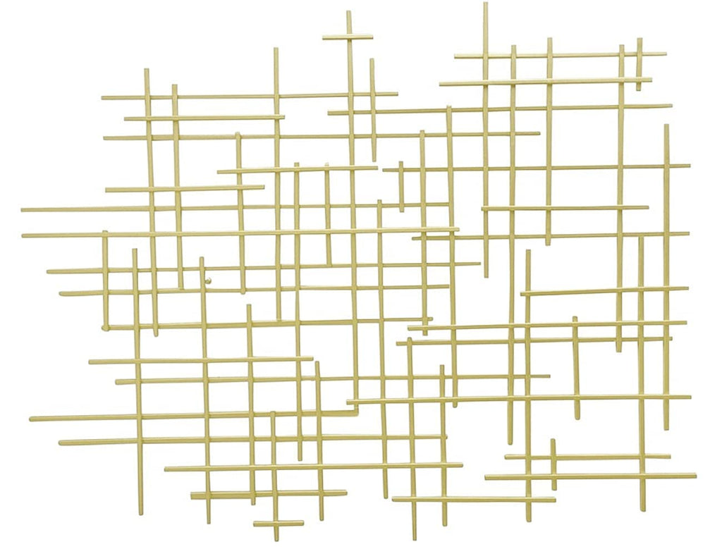 Metal Wall Art Geometric Abstract Modern Contemporary Cross