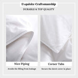 Goose Down Comforter Twin 800 Fill Power, 100% Cotton 93% Goose Down Winter Duvet Insert 700 TC