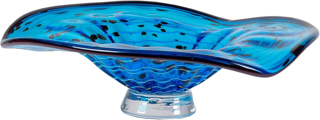 AV13111-D12 Wrightwood Hand Blown Art Glass Wall Art Décor - 12 Inch, 3.50x12.00x12.00