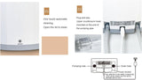 Portable Dishwasher, 360° Directional 4L 5V USB Mini Dishwasher, Countertop Dishwasher for Dishware Fruit Vegetable