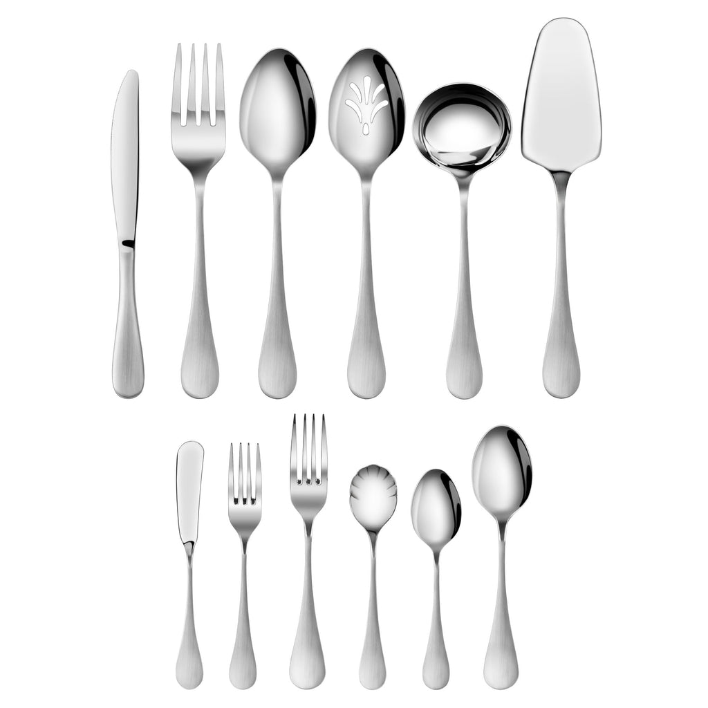 Series Stainless Flatware Set, Window Box, Matte Finish Handle (47-Piece), 504999