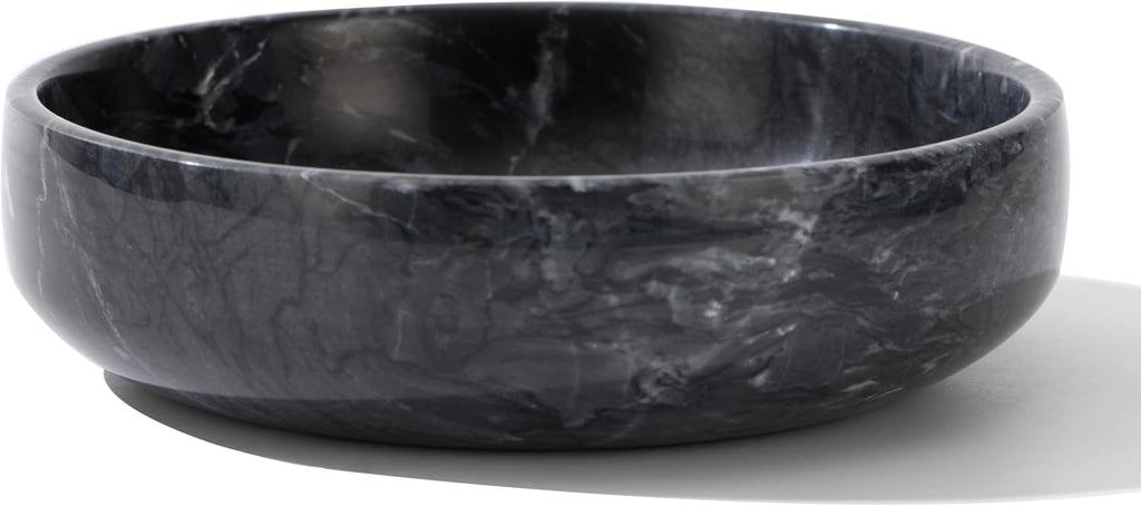 6.7" Large Decorative Bowl, Natural Marble Decorative Bowls Decor, Key Bowl, Candy Bowl, Smudge Bowl, Coffee Tables
