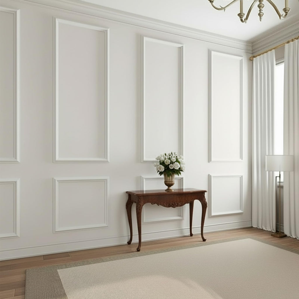 Pre Cut Wall Molding Kit, 3 Set Wainscoting Panels Peel and Stick