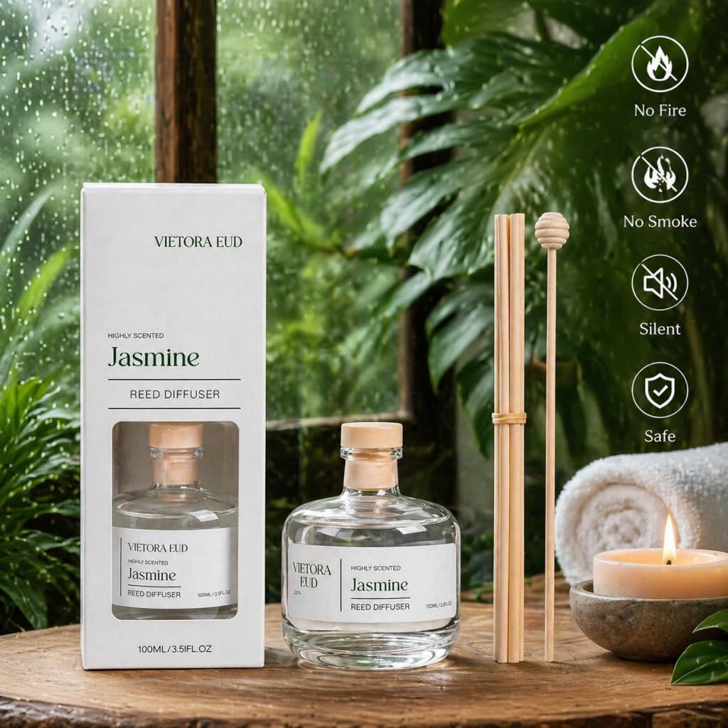 Jasmine Reed Diffuser, 3.5 Fl Oz