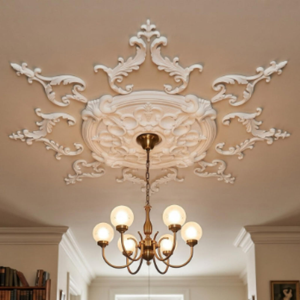 33.86 Inch Large Ceiling Medallion for Light Fixtures
