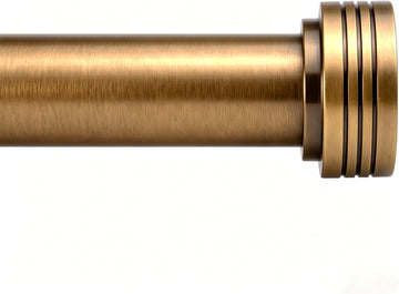 Brass Curtain Rods for Windows 18-88 Inch,Adjustable Length | 1 Inch Diameter Heavy Duty Curtain Rod /Door