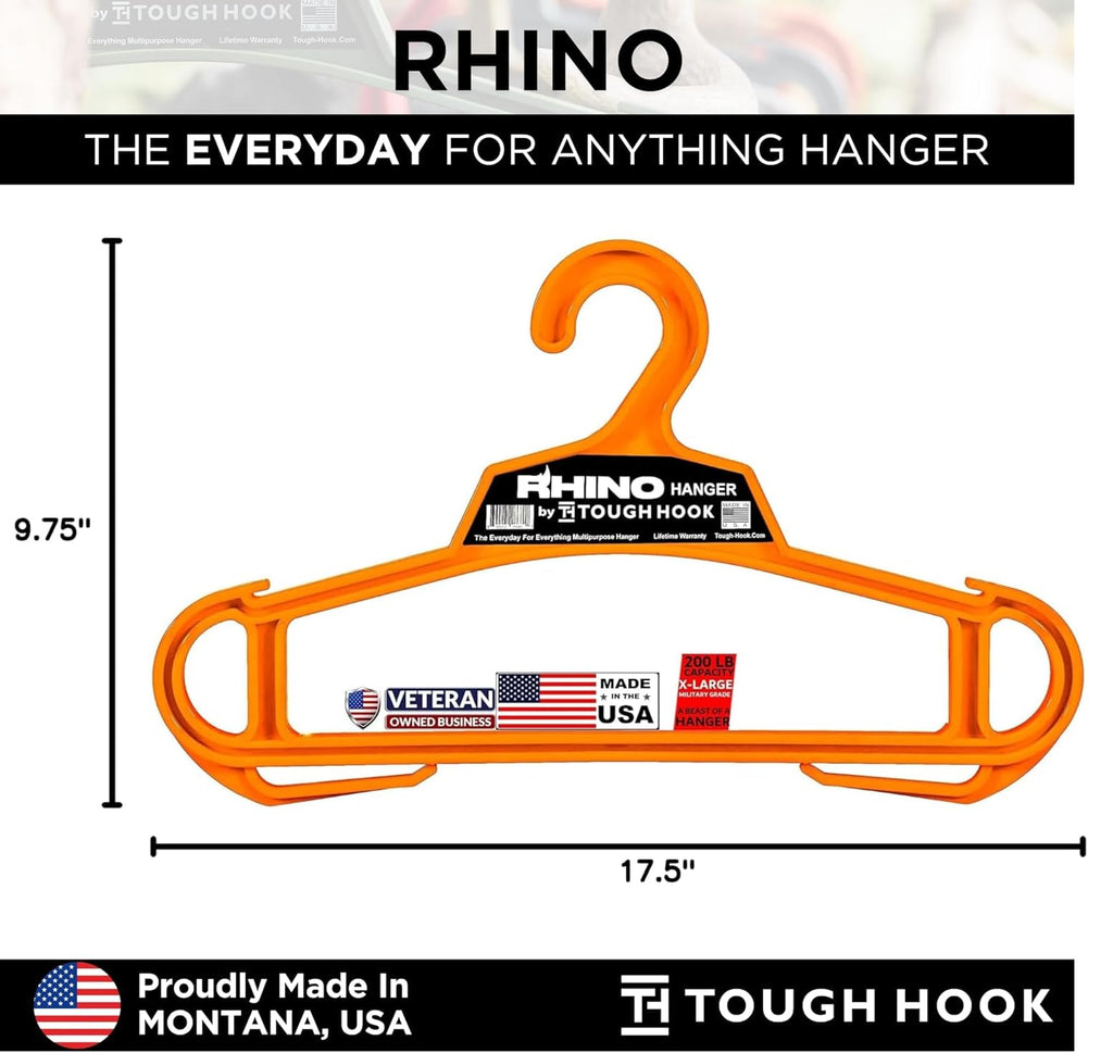 Rhino Heavy Duty Hangers: Weighted Vest & Body Armor, 1 Tan