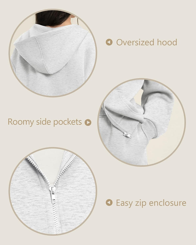 Girls 2 Piece Sweatsuit Zip Up Hoodies Joggers Tracksuit Sets