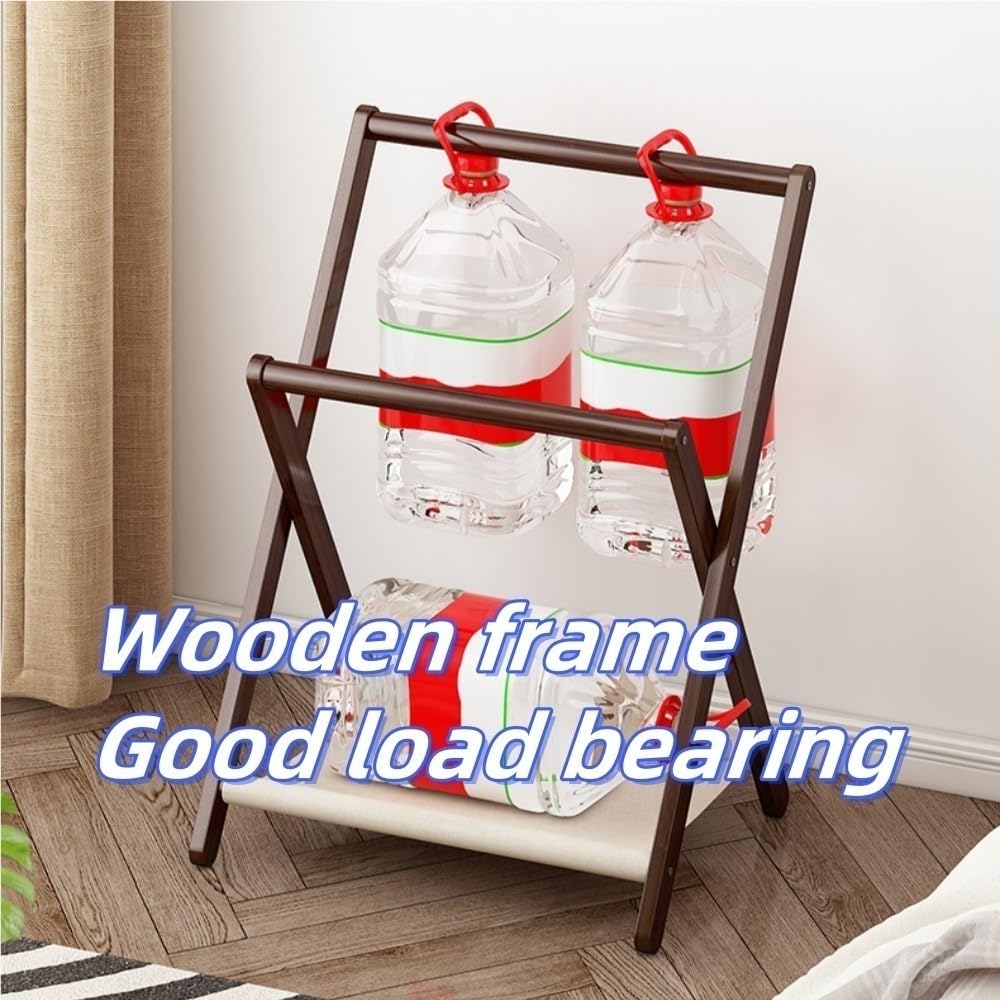 Coat Rack, Wooden Towel Rack, Folding Clothes Hanger, Floor-standing Clothes Stand, Clothing Organizer