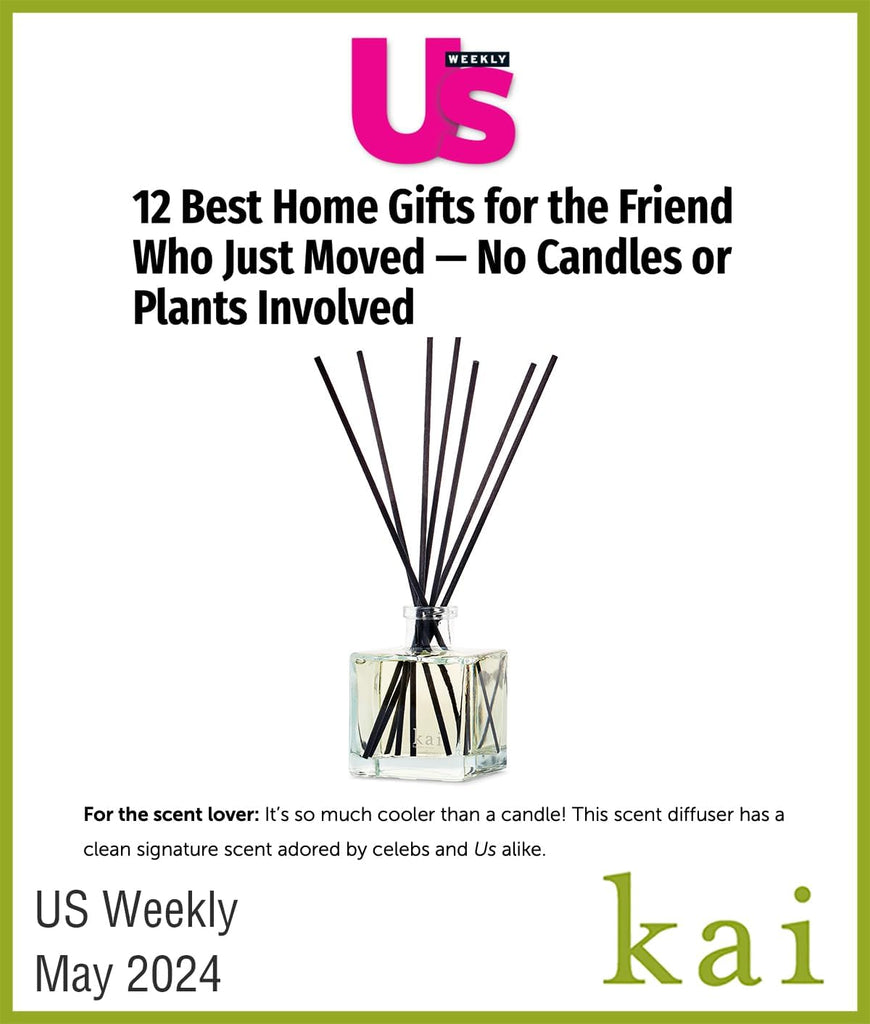 Reed diffuser - a fresh, beautiful, light gardenia scent wrapped in white exotics, 6.75 fl oz | long lasting, serene
